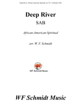 Deep River SAB choral sheet music cover